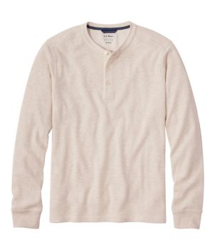 Men's Bean's Vintage Soft Knit Henley, New