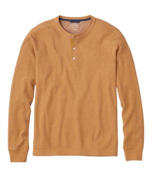 Men's Bean's Vintage Soft Knit Henley, New