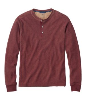 Men's Bean's Vintage Soft Knit Henley, New