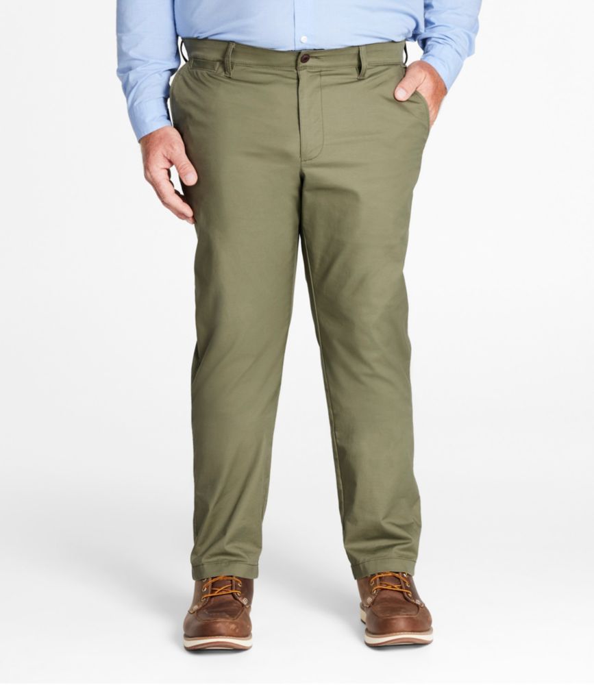 Men's Comfort Stretch Performance Chinos, Standard Athletic Fit, Straight Leg, Heritage Khaki, small image number 4