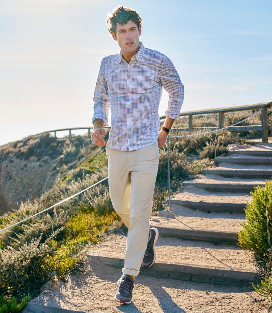 Men's Comfort Stretch Performance® Chinos, Standard Athletic Fit, Straight Leg