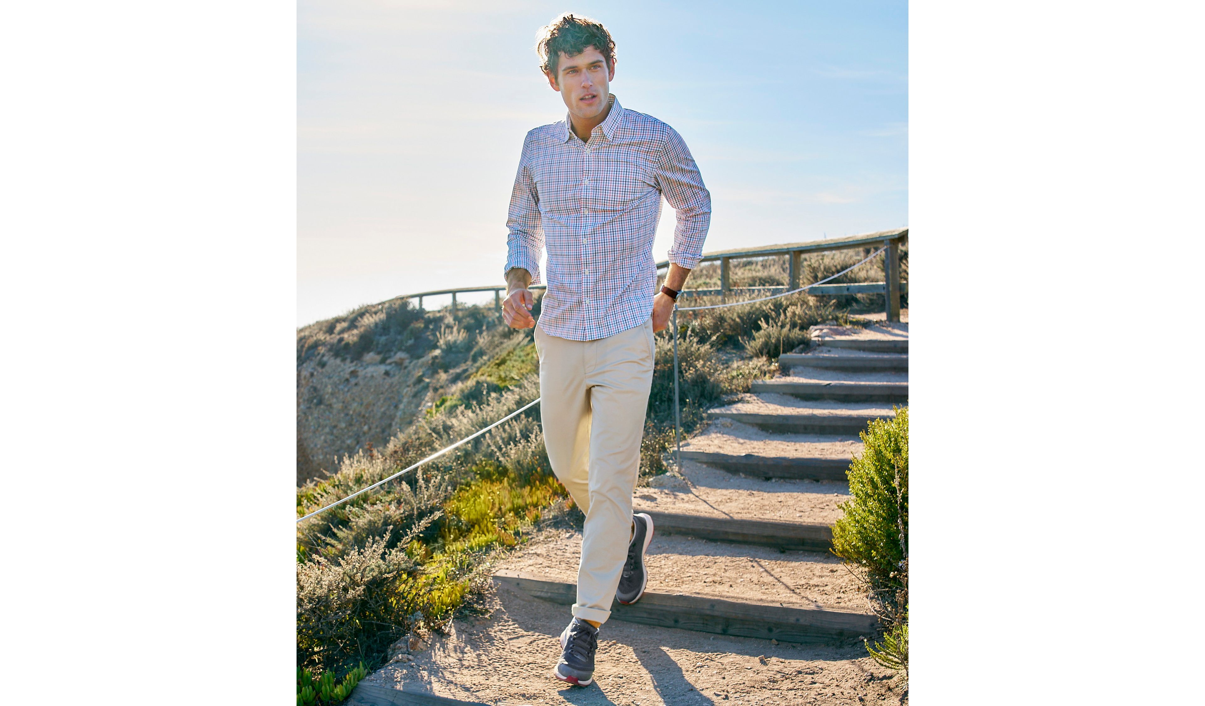 Men's Comfort Stretch Performance® Chinos, Standard Athletic Fit