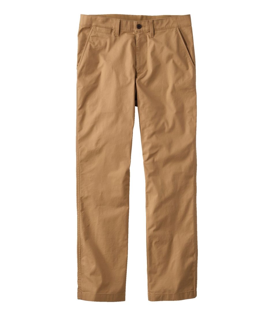 Men's Comfort Stretch Performance Chinos, Standard Athletic Fit, Straight Leg
