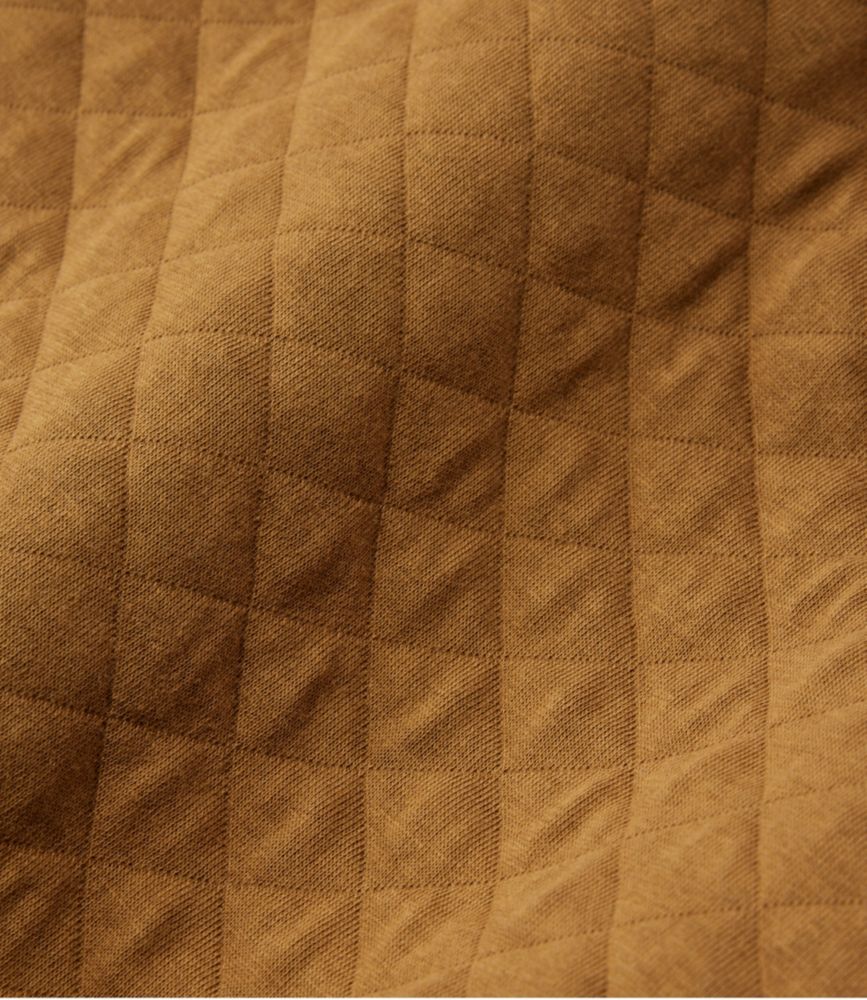Women's Quilted Sweatshirt, Crewneck Pullover, , small image number 2