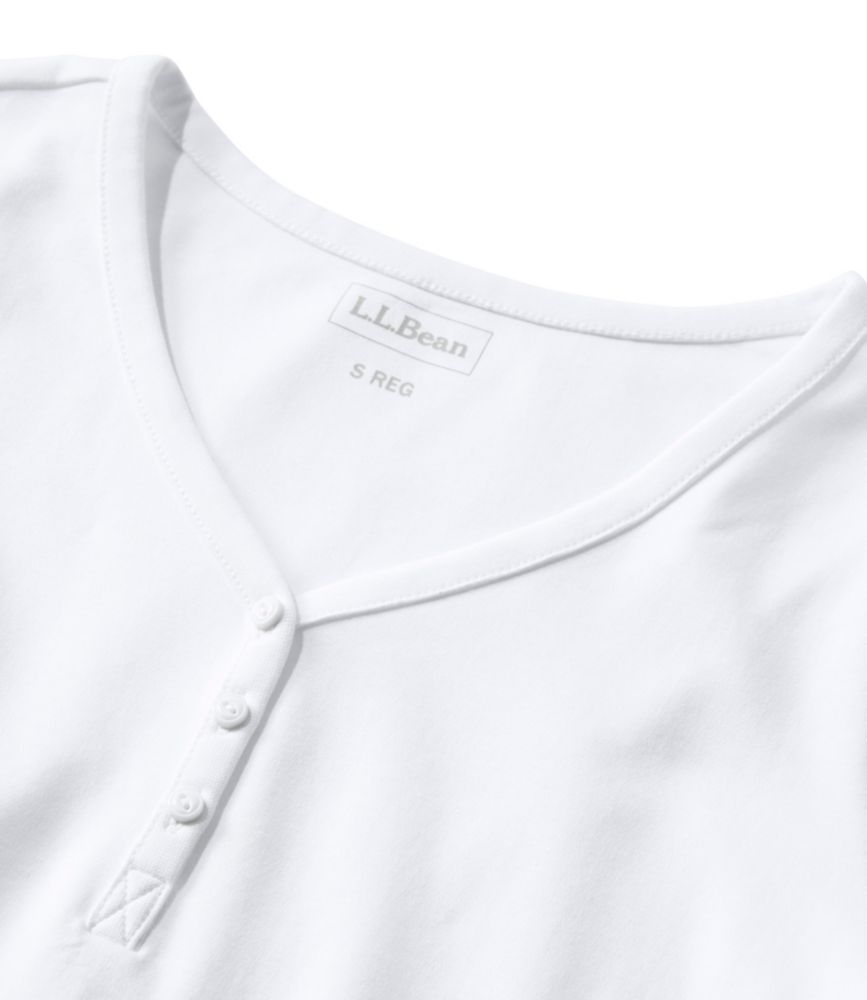 Women's L.L.Bean V-Neck Henley, Long-Sleeve