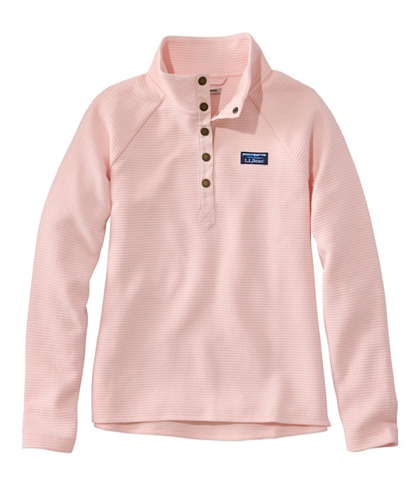 Lakewashed Double-Knit Quarter-Snap , Pale Rose, large image number 0