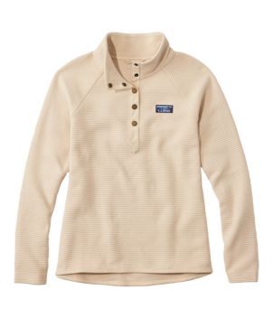 Women's Lakewashed Double-Knit Quarter-Snap