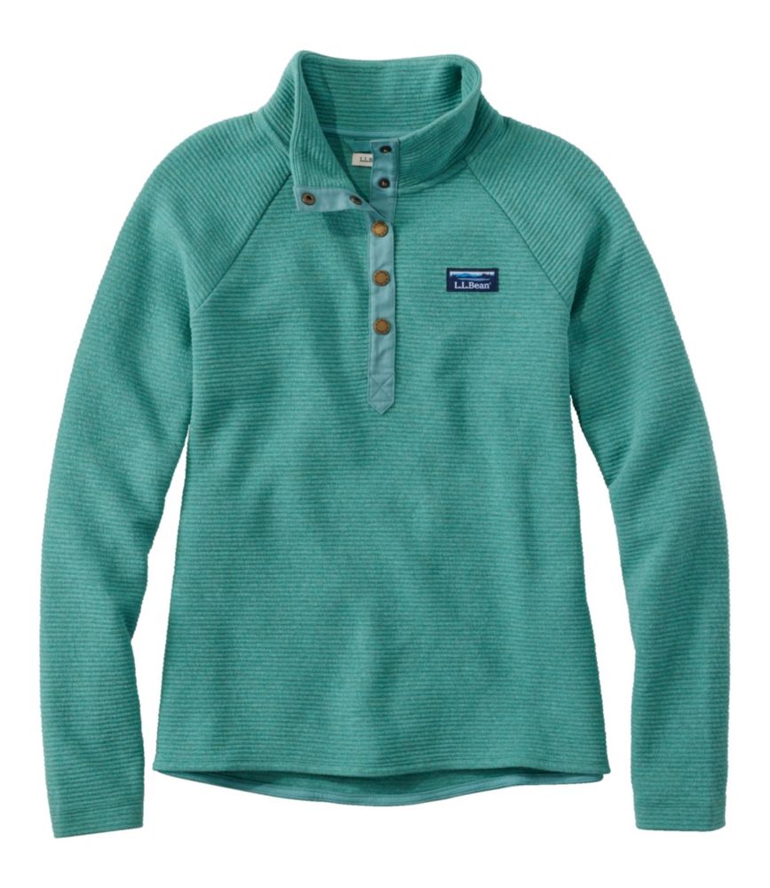 Women's Lakewashed Double-Knit Quarter-Snap