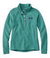 Lakewashed Double-Knit 1/4 Snap Women's Regular, Dusty Teal Heather, small image number 0