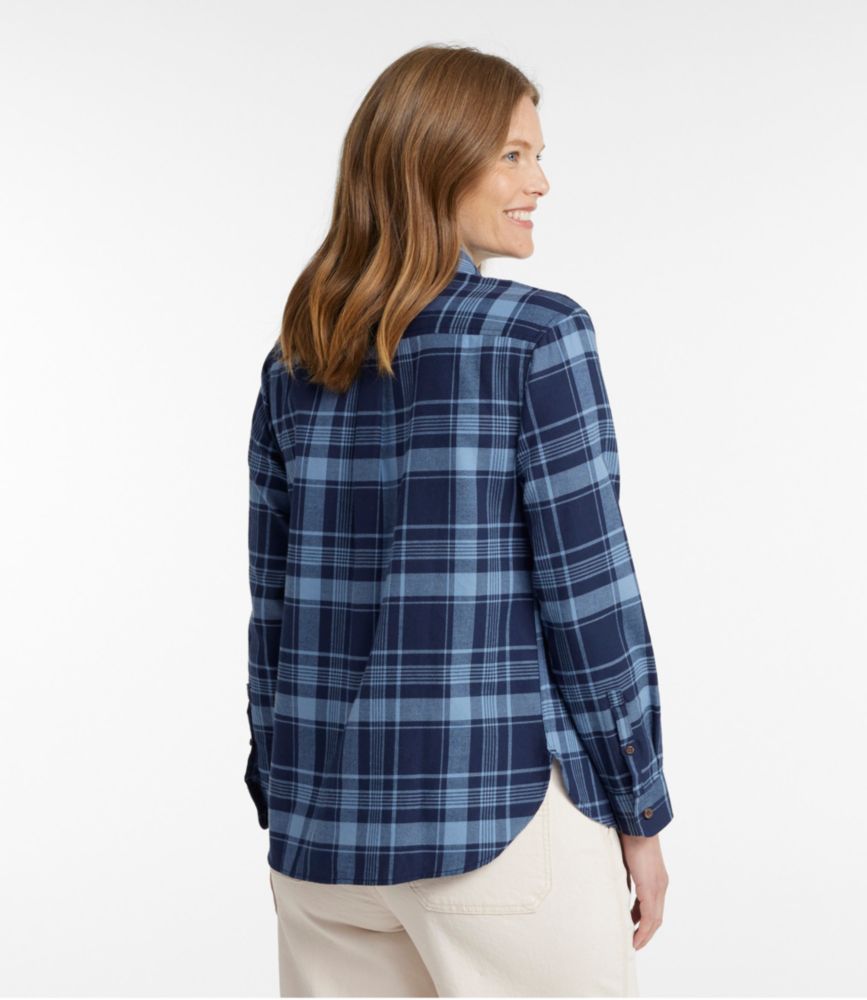 Women's Whisperweight Flannel Shirt, Button-Down, Sailcloth, small image number 3