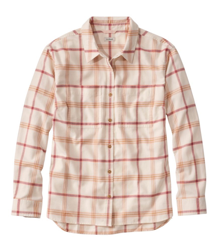 Women's Whisperweight Flannel Shirt, Button-Down, Sailcloth, small image number 1