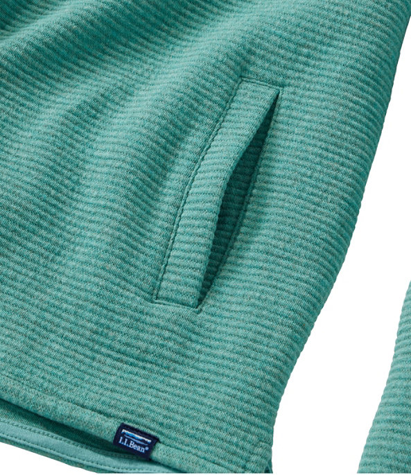 Lakewashed Double-Knit Full Zip , Dusty Teal Heather, large image number 4