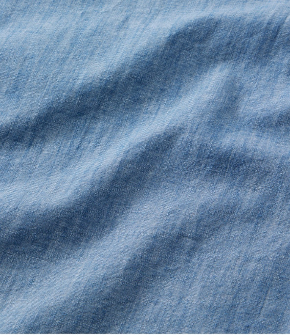 Women's Essential Chambray Shirt, Clean Indigo, large image number 5