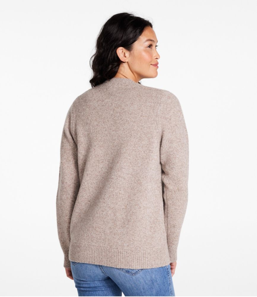 Women's Bean's Classic Ragg Wool Sweater, Button-Front Cardigan ...