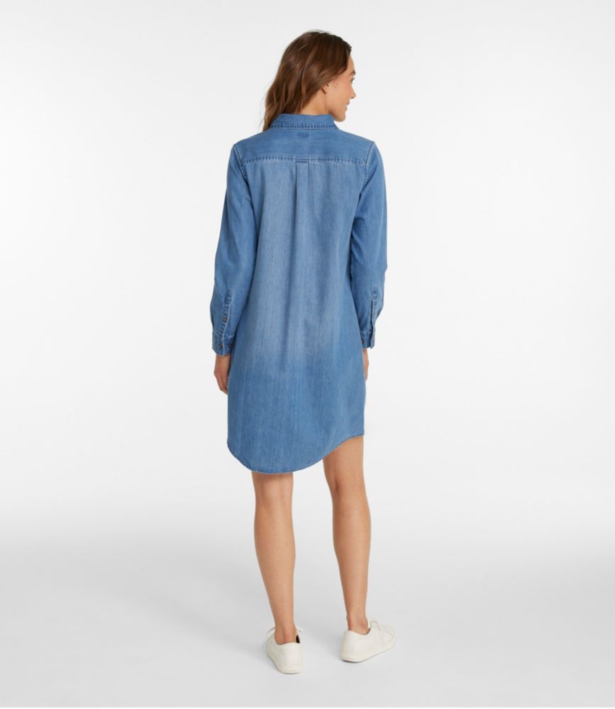 Women's L.L. Bean Heritage Washed Denim Shirt Dress | Dresses & Skirts at  L.L.Bean