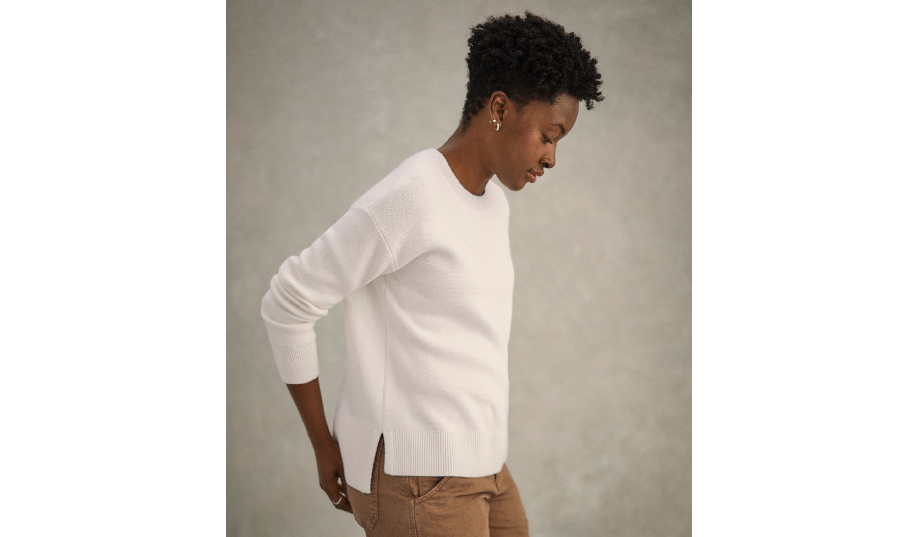 Women's Wicked Soft Cotton/Cashmere Crewneck Sweater