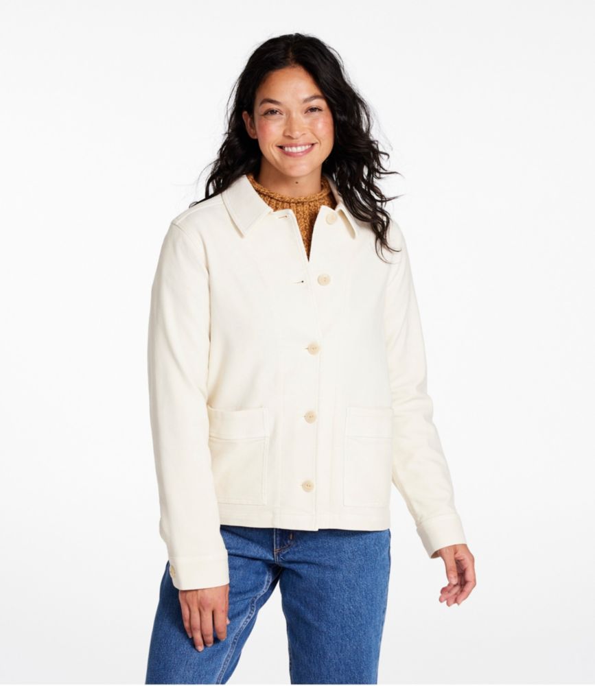 Women's Bean's Stretch Barn Jacket, Sailcloth, small image number 2