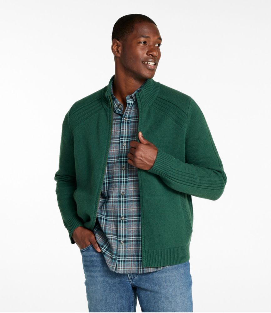 Men's Rangeley Merino Sweater, Full-Zip, , small image number 2