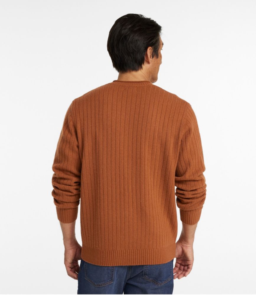 Men's Bean's Ultrasoft Wool Rollneck Sweater, Camel Heather, small image number 3