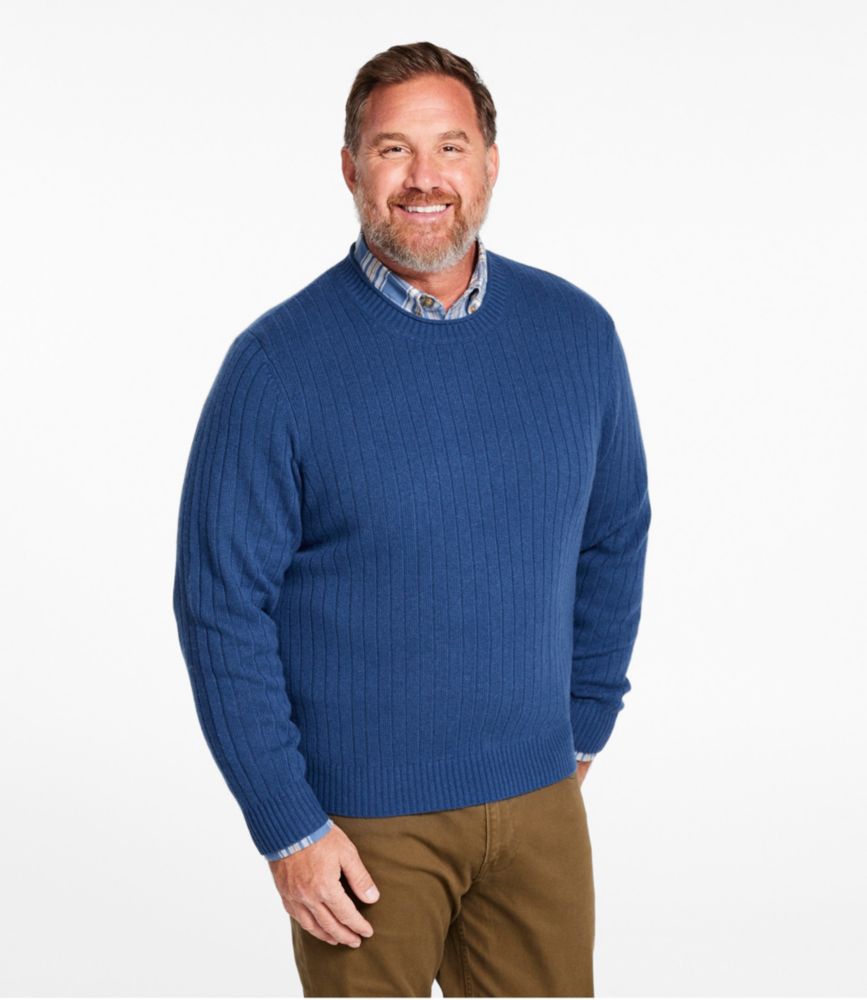 Men's Bean's Ultrasoft Wool Rollneck Sweater, Camel Heather, small image number 4