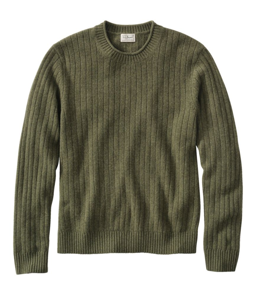 Men's Bean's Ultrasoft Wool Rollneck Sweater, Dusty Olive, small image number 1