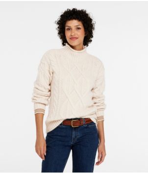 Women's 1912 Heritage Wool Blend Mockneck Sweater