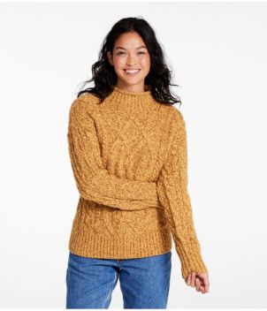 Women's 1912 Heritage Wool Blend Mockneck Sweater, New