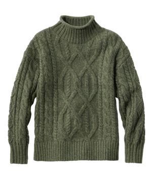 Women's 1912 Heritage Wool Blend Mockneck Sweater, New