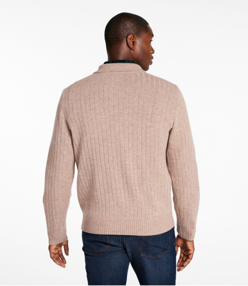 Men's Bean's Ultrasoft Wool Polo Sweater
