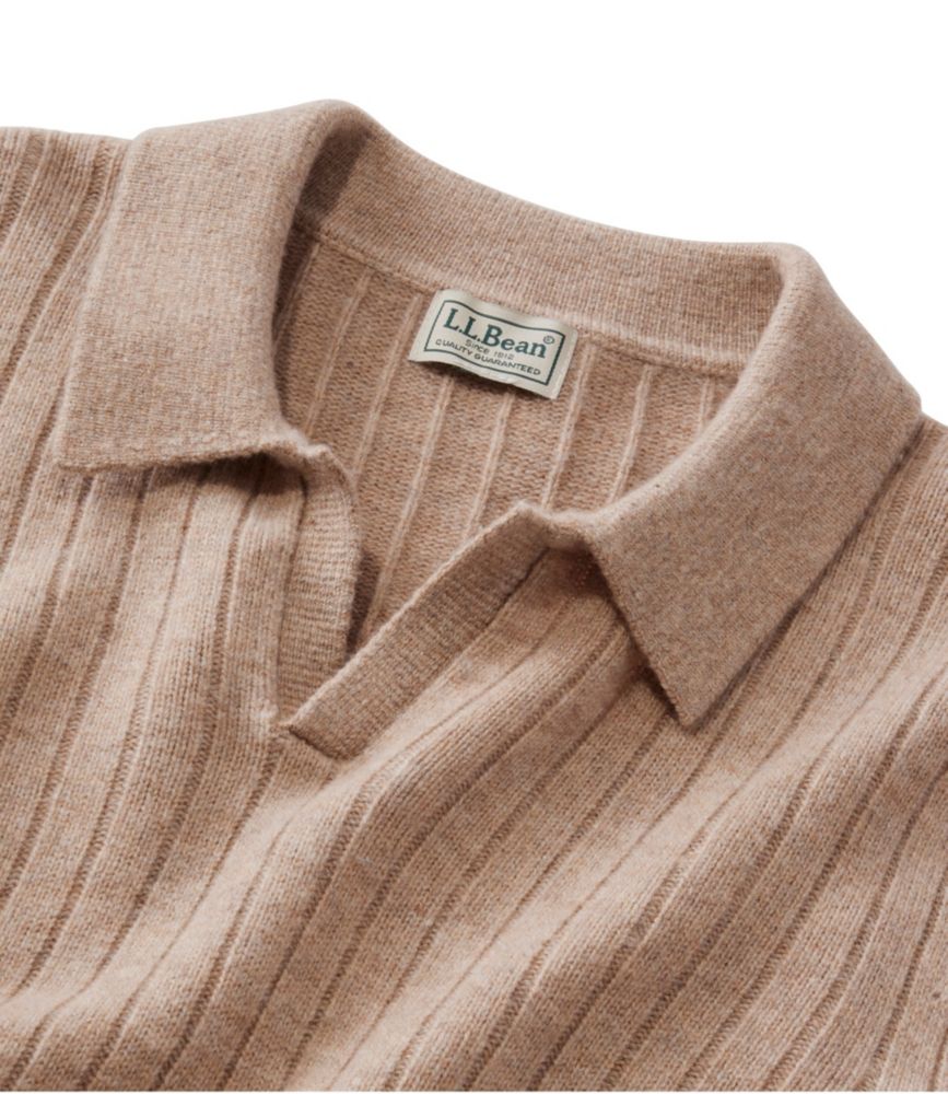Men's Bean's Ultrasoft Wool Polo Sweater