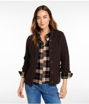 Women's 1912 Heritage Wool Blend Mockneck Cardigan