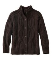 Women's 1912 Heritage Wool Blend Mockneck Cardigan | Sweaters at L.L.Bean