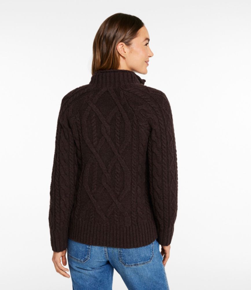 Women's 1912 Heritage Wool Blend Mockneck Cardigan