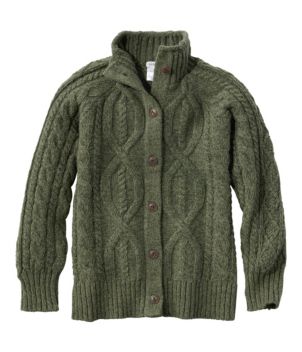 Women's 1912 Heritage Wool Blend Mockneck Cardigan, New