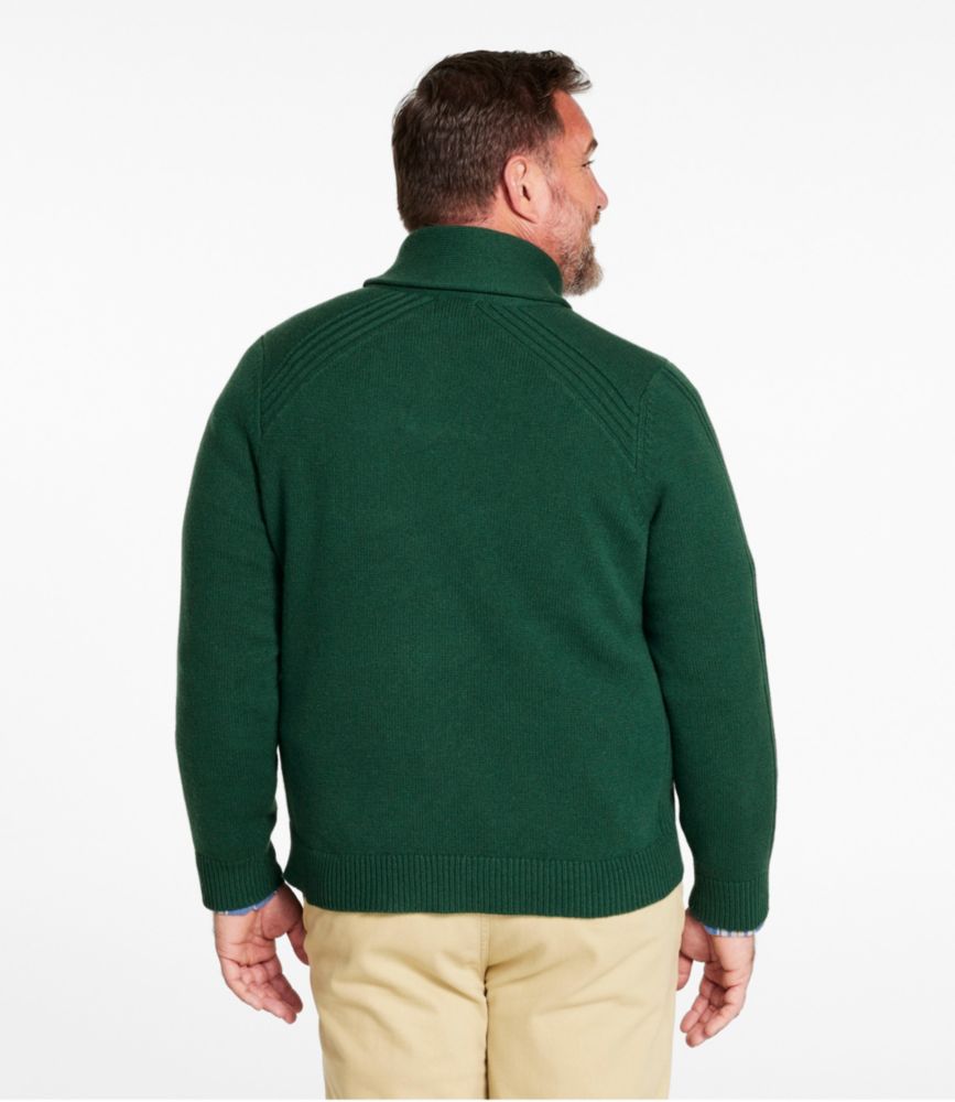Men's Rangeley Merino Sweater, Shawl-Collar, Graphite Heather, small image number 5