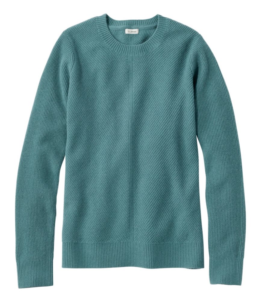 Women's Classic Cashmere Textured Sweater, Crewneck