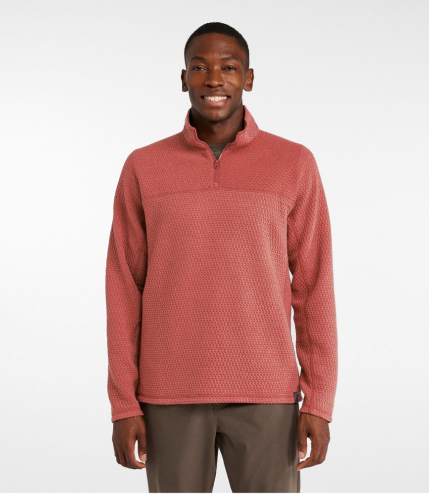 Men's Ridgeknit Pullover, Quarter-Zip, Balsam, small image number 2