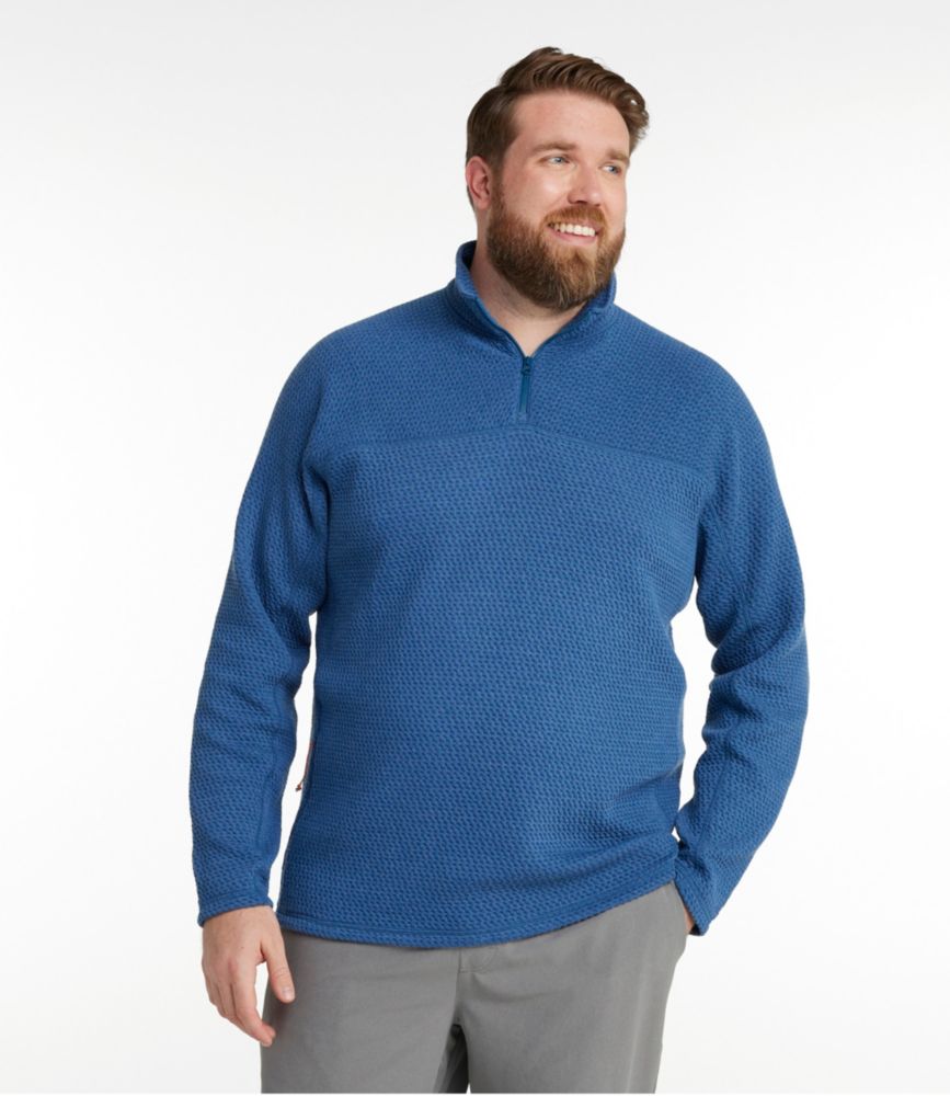 Men's Ridgeknit Pullover, Quarter-Zip, Balsam, small image number 4