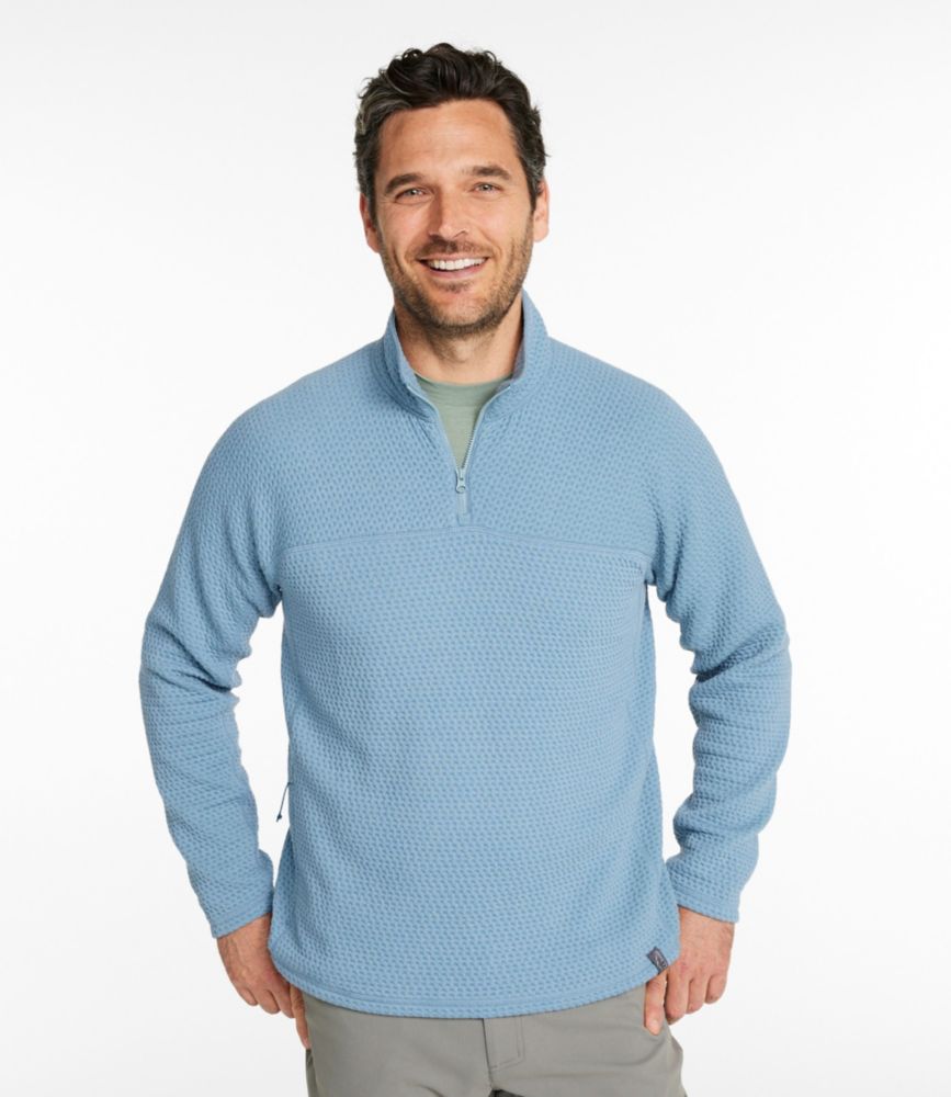 Men's Ridgeknit Pullover, Quarter-Zip