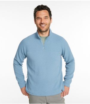Men's Ridgeknit Pullover, Quarter-Zip