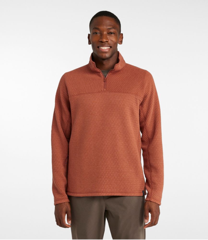 Men's Ridgeknit Pullover, Quarter-Zip