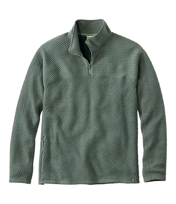 Ridgeknit Quarter-Zip Pullover, Balsam, large image number 0