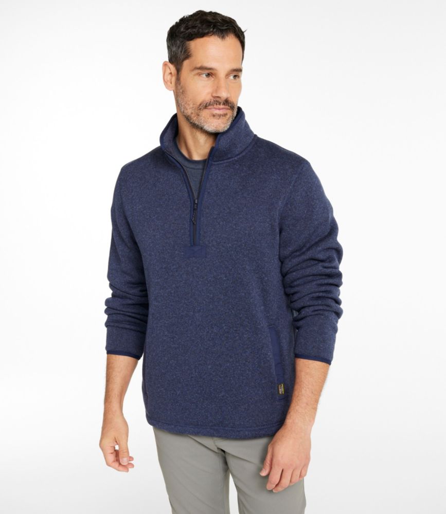 Men's Bean's Sweater Fleece Half-Zip Pullover