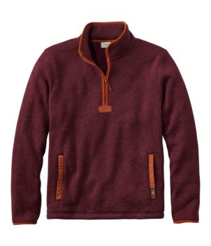 Men's Bean's Sweater Fleece Half-Zip Pullover