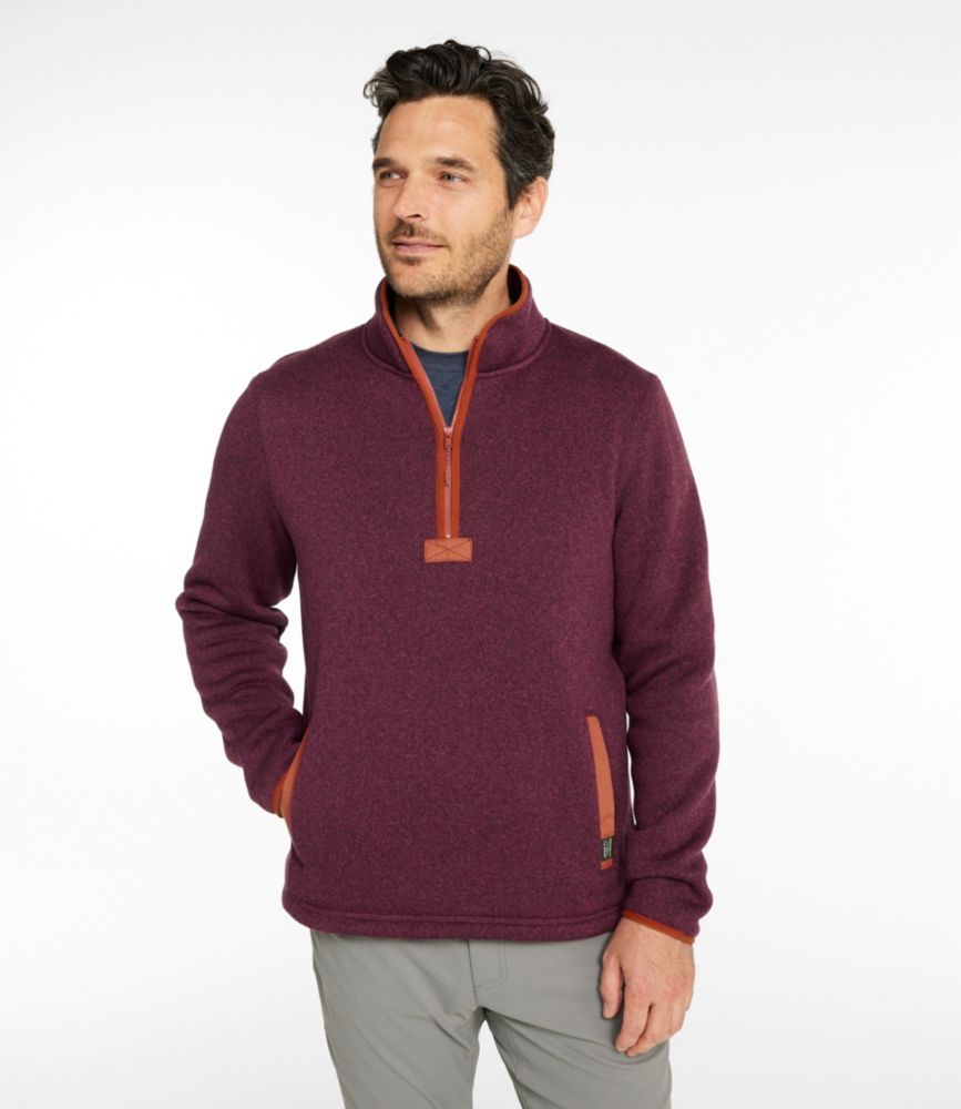 Men's Bean's Sweater Fleece Half-Zip Pullover
