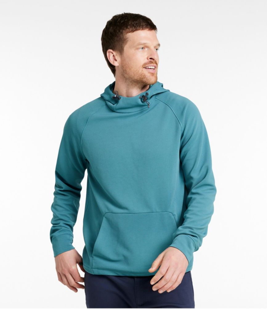 Men's VentureStretch Ottoman-Rib Hoodie, Storm Teal, small image number 2