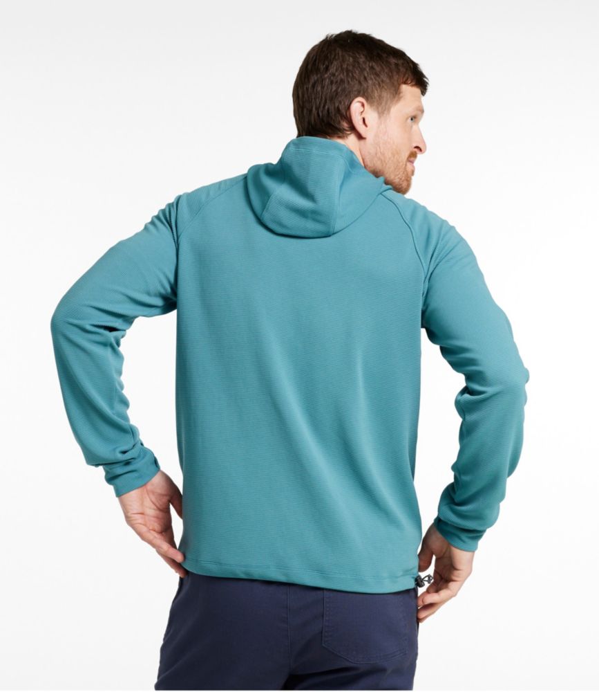 Men's VentureStretch Ottoman-Rib Hoodie, Dark Marine Blue, small image number 3