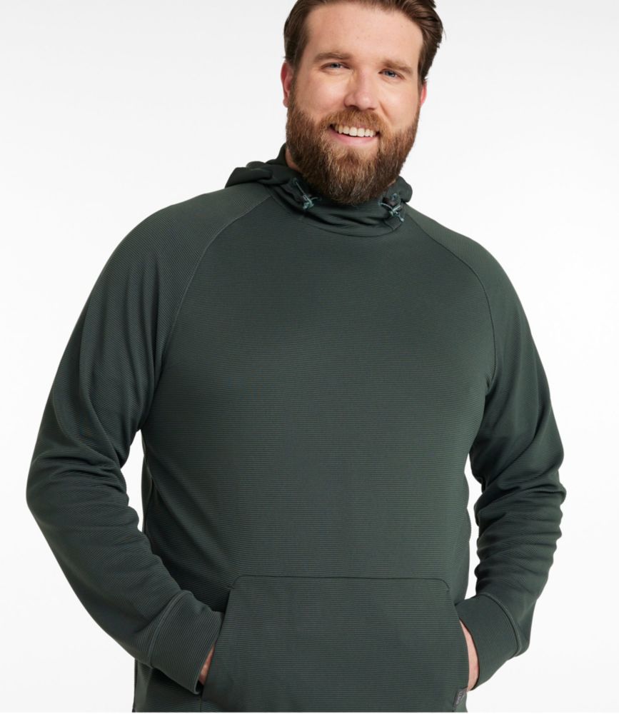 Men's VentureStretch Ottoman-Rib Hoodie, Storm Teal, small image number 4