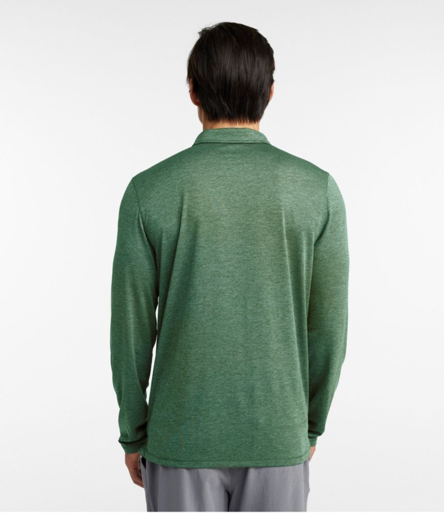 Men's Ultralight Adventure Polo, Long-Sleeve, Dusty Olive, small image number 3