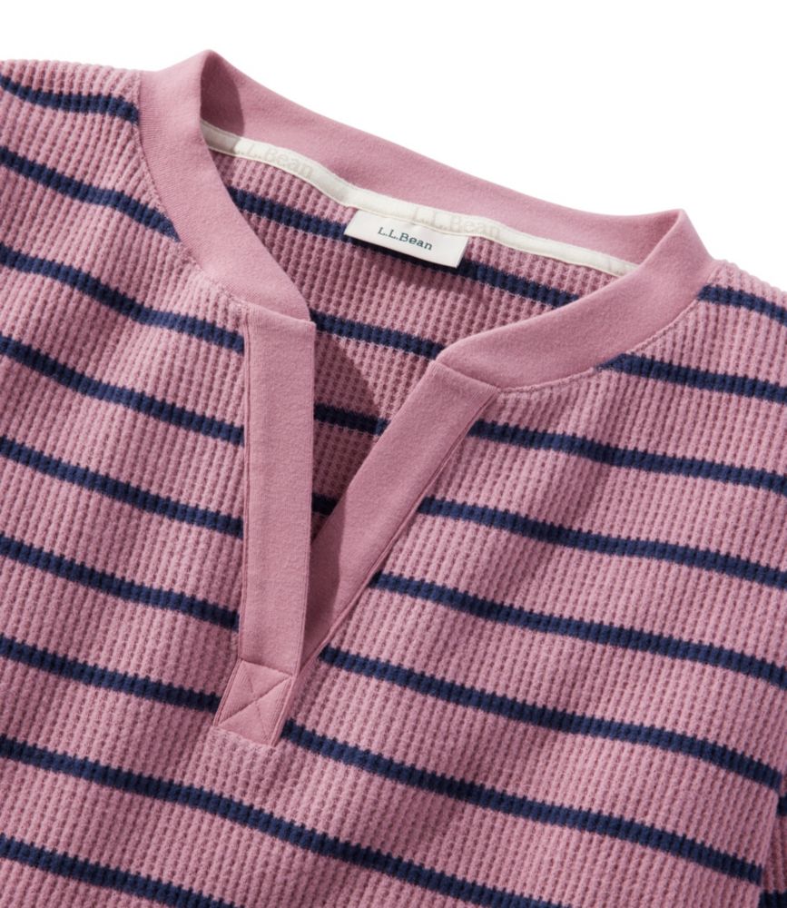 Women's Soft Waffle Sleep Set, Classic Navy, small image number 4